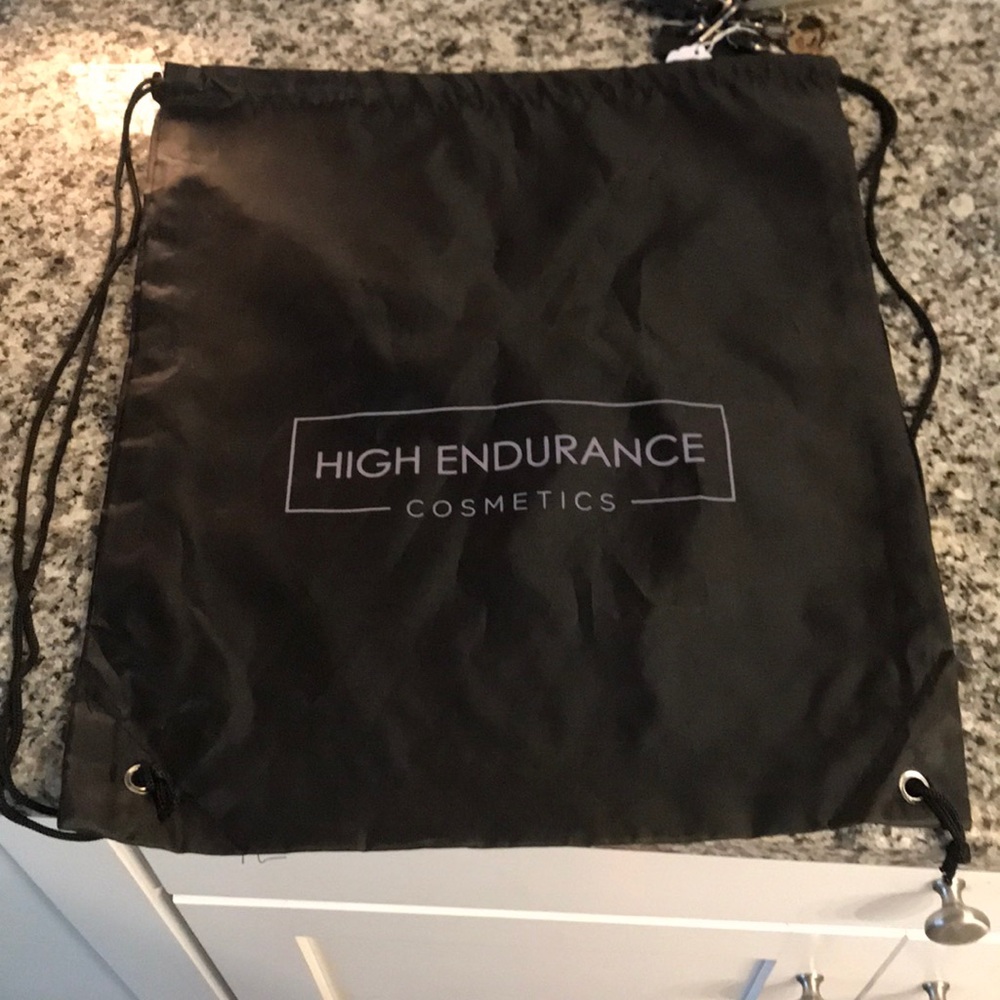 High Endurance Cosmetics drawstring bag